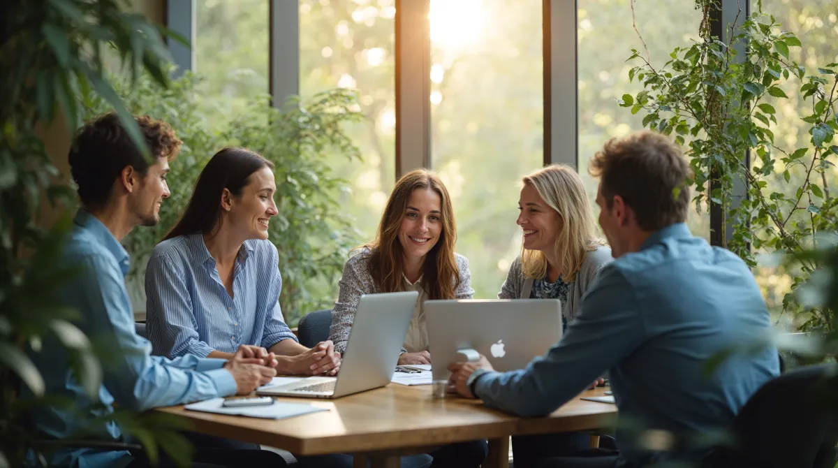 Réunion startup avec nos consultants experts